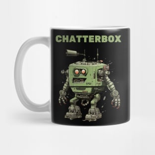 Futuristic Funny Robots  Chatterbox Mug